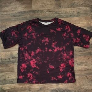 Shein Pink and Purple Tie-Dye T-Shirt